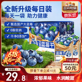 三只松鼠每日蓝莓干256g/16包 无添加水果干果脯小包装儿童老人办公室零食