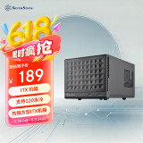 银昕（SilverStone）珍宝SG13B ITX小机箱（支持ATX电源/120水冷/小巧不占空间）
