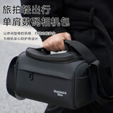 火柴人（MatchstickMen）NP5050防水防潮便携单肩斜挎两用数码相机包单反摄影包一机两镜（黑色）