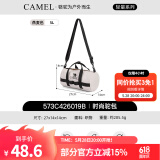 骆驼（CAMEL）户外运动单肩包男女斜挎包健身小包休闲挎包单肩背包时尚驼包 燕麦灰，573C426019B