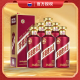 茅台（MOUTAI）迎宾酒 紫迎宾 酱香型白酒 53度 500ml*6 整箱装