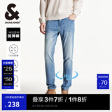 杰克·琼斯（JACK&JONES）春夏季男装牛仔裤男弹力修身裤子男百搭男裤休闲男士牛仔裤四季款 E39 牛仔蓝 33 180 W33/L32