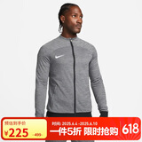 耐克(NIKE)男春秋夹克跑步足球外套 休闲运动  DQ5060-011灰色XL