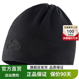 伯希和（Pelliot）抓绒帽男女秋冬摇粒绒保暖滑雪帽子骑行帽户外运动防风登山防护 曜石黑（可当围脖） 均码