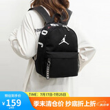 Jordan男女乔丹 聚酯纤维 书包背包 经典大Logo双肩包DV5304-010黑 均码