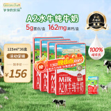 爷爷的农场A2β高钙水牛奶 儿童牛奶优质蛋白125ml*36盒 早餐伴侣送礼生牛乳