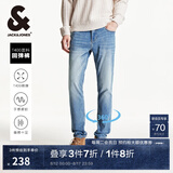 杰克·琼斯（JACK&JONES）春夏季男装牛仔裤男弹力修身裤子男百搭男裤休闲男士牛仔裤四季款 E39 牛仔蓝 28 165 W28/L30