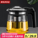 天喜玻璃茶壶加厚耐热大容量茶吧机水壶玻璃内胆过滤泡茶壶