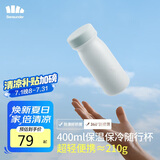 beneunder保温杯学生茶水杯子冰杯咖啡杯保冷不锈钢家居馆礼物女LC75124蓝