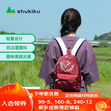SHUKIKU果果蔬时尚休闲旅游轻便大学初高中生男女超轻背包 番茄红M码
