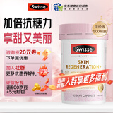 Swisse抗糖丸 斯维诗美白焕肤胶囊 控糖抗氧化祛黄提亮减少胶原蛋白流失 焕肤抗糖胶囊60粒【效期至26.07】
