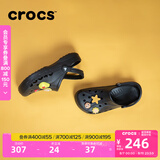 卡骆驰crocs洞洞鞋贝雅男鞋女鞋轻便耐磨一脚蹬拖鞋休闲鞋|10126 黑色-001 39 (240mm)