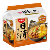 日清食品进口清真日式拉面北海道味增方便面106g*5包拉面泡面京东自营