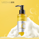 谜尚（Missha）迷尚韩国美思升级款VC系列补水保湿抗皱紧致洁面乳爽肤水肌肤礼盒 维生素C洁颜蜜120ml