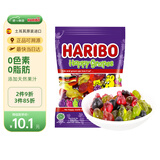 哈瑞宝（Haribo）土耳其进口儿童零食糖果QQ糖喜糖果汁水果软糖橡皮糖葡萄味80g