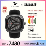 SEVENFRIDAY七个星期五手表M系列方形大表盘瑞表防水时尚手表男自动机械腕表 M3/07