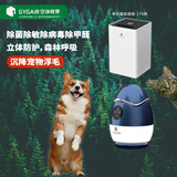 GYGAIR 空净视界森林氧吧1.0max新款负离子防病毒桌面家用办公杀毒除菌除甲醛有效缓解鼻炎空气净化器 深蓝色+400 赠170款除醛专用净化器