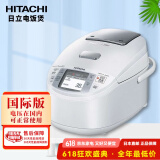 日立（HITACHI）日本直邮 日版国际版220V 电饭煲IH加热铁釜内胆智能预约保温电饭锅3L 可拆洗 RZ-KV100Y-W（ 3L
