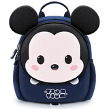迪士尼（Disney）幼儿园书包男童1-3岁6大班小班米奇男孩宝宝儿童背包户外出游 米奇藏青【配防走失绳】