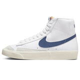 耐克NIKE运动板鞋高帮女BLAZER MID '77运动鞋CZ1055-125白蓝38.5