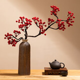 餐将军 新中式陶瓷花瓶插花水养复古陶罐客厅装饰陶艺花器禅意粗陶摆件