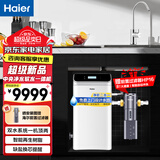 海尔（Haier）中央软水机净水器套装全屋家用净水机去除余氯软化水质全自动断电记忆智慧物联大通量 中央净水软水一体机