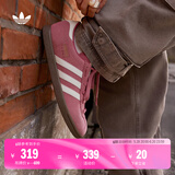adidas「T头鞋」STADT经典时尚薄底运动板鞋男女阿迪达斯三叶草   浅粉/汉玉白/树脂黄(女生买小半码)   38