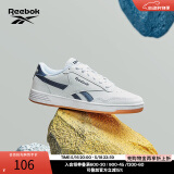 Reebok锐步官方夏男女TECHQUE T经典舒适复古运动休闲小白鞋板鞋 CN3196-藏青色 35