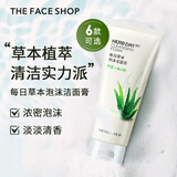 菲诗小铺（THE FACE SHOP）草本芦荟洗面奶170g清洁补水敏感肌洗脸护肤品男女学生用礼物 芦荟170g-敏感肌肤