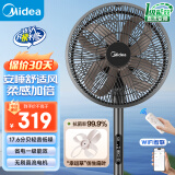 美的（Midea）【幸运草安睡风扇1C】电风扇立式落地扇家用柔风轻音变频节能抑菌小风扇WiFi遥控电扇 SDI30DS