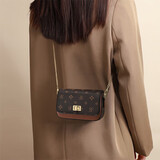 金狐狸女士包包女包大容量斜挎包女单肩包手机包小方包轻奢女友生日礼物