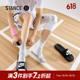 STANCE短筒袜359专业篮球袜男加厚毛巾底精英袜跑步运动袜子抗菌防臭袜 337银色 A337C20BIQ-SIL M (38-42)