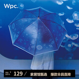 Wpc.长柄雨伞新江之岛水族馆联名日本高颜值透明可爱加固结实抗风雨具