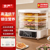 京严【高温烘干｜定时免看管】烘干机食物小型干果机家用食品肉干冻干机水果蔬菜风干机宠物零食烘干箱 5层大容量【可视网架+高低组合】烘干机 水果干/肉干/花茶干/蔬菜干/药材干/宠物零食
