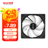 长城（Great Wall）吉祥X120电脑机箱风扇（12cm/简约无光/大4pin供电/耐用轴承）