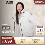 波司登反季冬季羽绒服女短款连帽加厚新国标90绒商场同款百搭外套