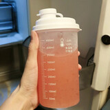 GUIG冷萃杯冷水杯随手杯冰箱冷水壶大容量家用食品级夏日外带便携新款 3个装【*带刻度*】可蒸煮 注：加热蒸煮时需开盖