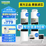 KARCHER净水器家用加热直饮净饮机一体机净水机RO反渗透膜卡赫饮水机滤芯即热直饮水机台上0阻垢剂饮水器 WPD60系列滤芯【9支套装】