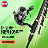 光威（GW）2.1米听涛PLUS超硬海竿套装远投竿湖库鲢鳙钓鱼竿甩竿大钓重海杆
