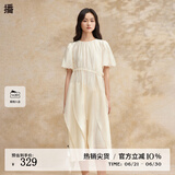 播流光气质连衣裙女2024夏季新款收腰优雅法式茶歇裙DDR2LD5781 O00晚纱 M