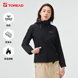 探路者（TOREAD）软壳服女 秋冬户外防风保暖加绒软壳衣徒步旅行夹克衫登山服外套