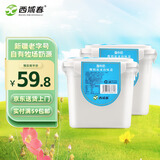 西域春新疆低温原味老酸奶 1000g*2桶装 经典方桶酸奶大桶装