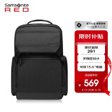 新秀丽（Samsonite）双肩包电脑包男时尚商务通勤大容量背包黑色 15.6英寸 GT7*09001