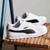 彪马（PUMA）板鞋男女鞋 新款休闲鞋情侣时尚小白鞋透气耐磨滑板低帮运动鞋 359622-05/黑标小白鞋 41