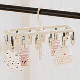 JEKO&JEKO袜子夹晾衣架多夹子阳台晾晒袜子神器多功能挂袜子收纳夹子12夹