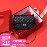 viney牛皮包包女包品牌链条包轻奢单肩斜挎包生日520送女朋友礼物老婆