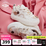 帕拉丁（PALLADIUM）【檀健次同款】扣子鞋运动休闲鞋情侣款低帮帆布鞋女鞋男鞋子 米白/白-初见白 36