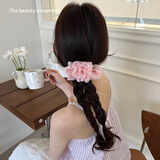 柏诗琳蓬蓬香蕉夹发夹饰女横着夹温柔仙气超仙显发量发夹扭扭夹2026新款 粉色