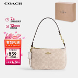 蔻驰（COACH）【品牌直供】女士NOLITA小号手提手拿包腋下包麻将包人造革