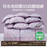 博洋家纺 亚诺 抑菌95%白鹅绒被羽绒被 冬被(900g填充)200*230cm